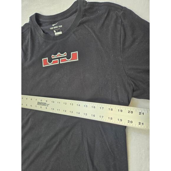 Nike Lebron King James Playing Card Graphic T Shirt Black L - Picture 3 of 5
